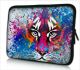 Laptophoes 11,6 inch tijger artistiek - Sleevy