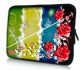 Laptophoes 13 inch rode bloemen Sleevy