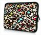 laptophoes 13.3 inch gekleurde panterprint Sleevy