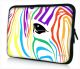 laptophoes 13.3 inch gekleurde zebra Sleevy