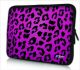 Laptophoes 14 inch panterprint paars - Sleevy