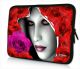 Sleevy 15,6 inch laptophoes mysterieuze vrouw