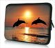 Laptophoes 17,3 inch dolfijnen - Sleevy