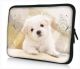 laptophoes 17.3 inch witte puppy Sleevy 