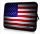 laptophoes 17.3 inch USA vlag sleevy 