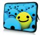 laptophoes 17,3 gele smiley sleevy 