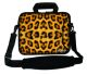 Sleevy 15,6 inch laptoptas luipaard print