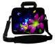 Sleevy 15,6 inch laptoptas grote bloem