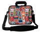 laptoptas 17 inch Londen patroon Sleevy