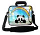 Sleevy 17.3 inch laptoptas pandabeertje