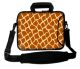 Sleevy 17,3 inch laptoptas giraffe design
