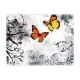 Muismat oranje vlinders - Sleevy