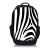 Sleevy 15.6 inch laptop rugzak zebra