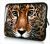 Tablethoes laptophoes 10,1 inch luipaard - Sleevy