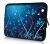 Laptophoes 13 inch blauwe bloemen Sleevy