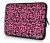 Sleevy 13,3 inch laptophoes macbookhoes roze panterprint