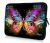 Sleevy 15,6 inch laptophoes gekleurde vlinder