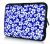 laptophoes 17 inch klavertje 5 blauw Sleevy