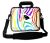 laptoptas 15 inch gekleurde zebra Sleevy