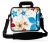 Sleevy 15,6 inch laptoptas zomerse bloemen design