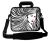 Sleevy 17,3 inch laptoptas artistieke vrouw in zwart/wit