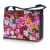 Sleevy 17,3 inch laptoptas bloemen print