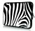 Sleevy 17” laptophoes zebra          