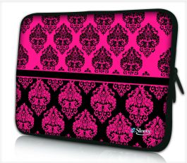 Typisch Leer Vergelijken Laptophoes 13,3 inch roze patroon chique - Sleevy